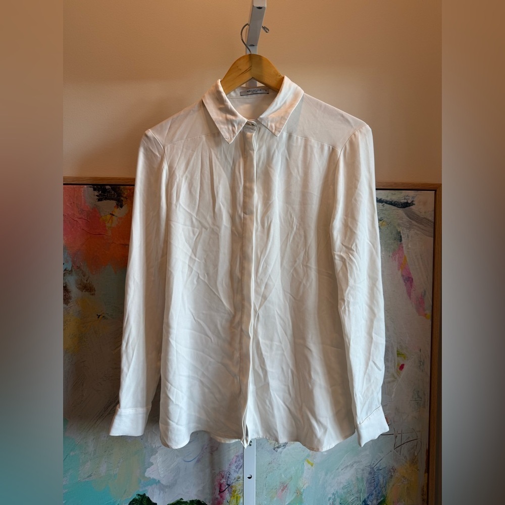 MM Lafleur Classic White Blouse